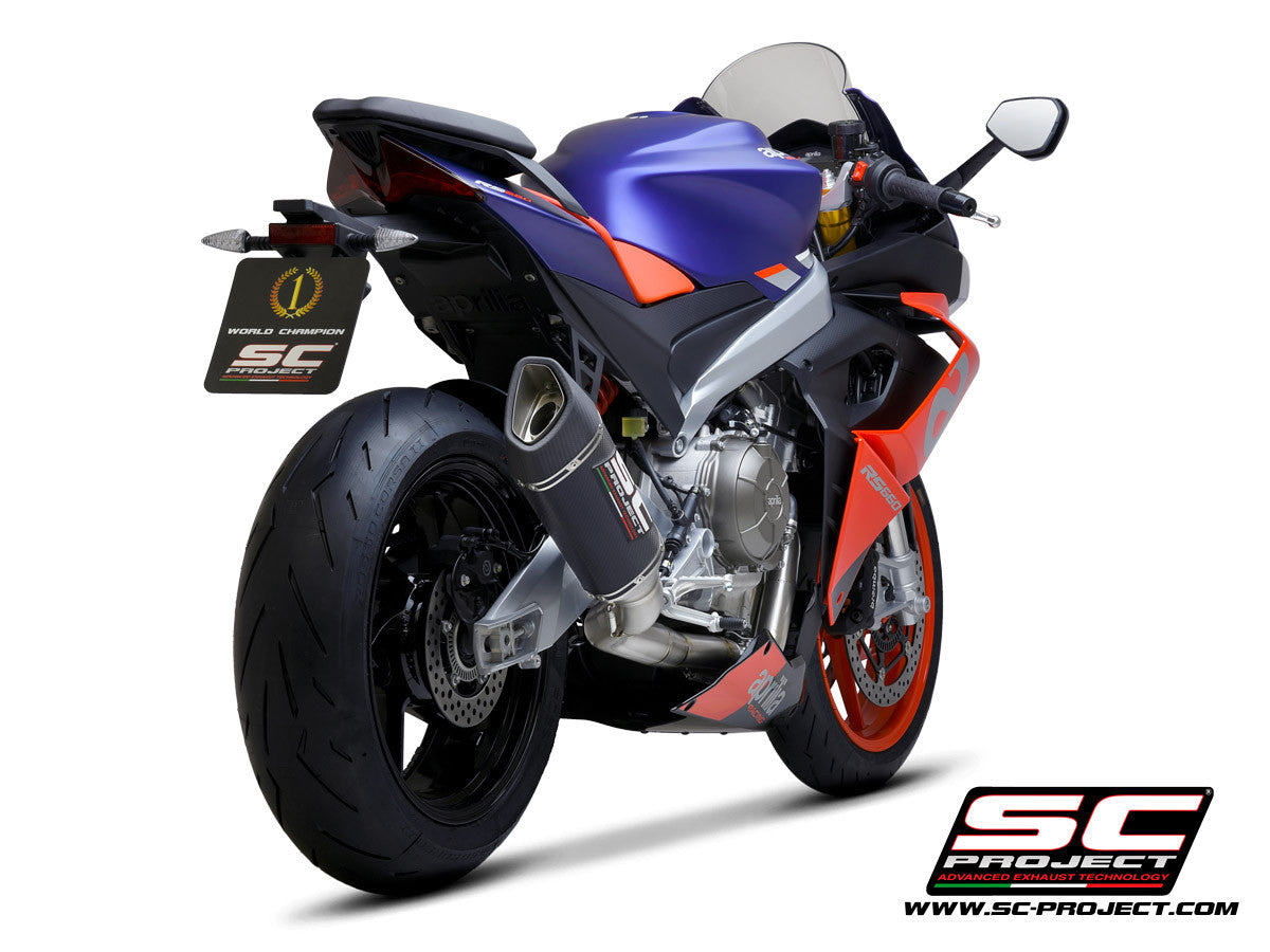 SC-Project Trofeo Titan sistema completo 2-1 SC1-R Aprilia RS 660 (20-24) A23A-PTC90 