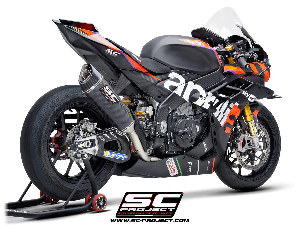 SC-Project Titan sistema completo SC1-R (350 mm) Aprilia RSV4 1100 Factory (21-24) A27A-TC93C 