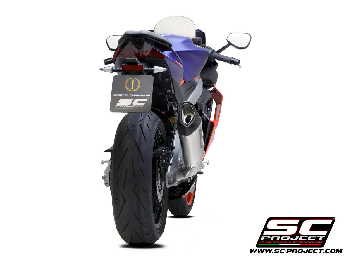SC-Project Trofeo Titan sistema completo 2-1 SC1-R Aprilia RS 660 (20-24) A23A-PTC90 