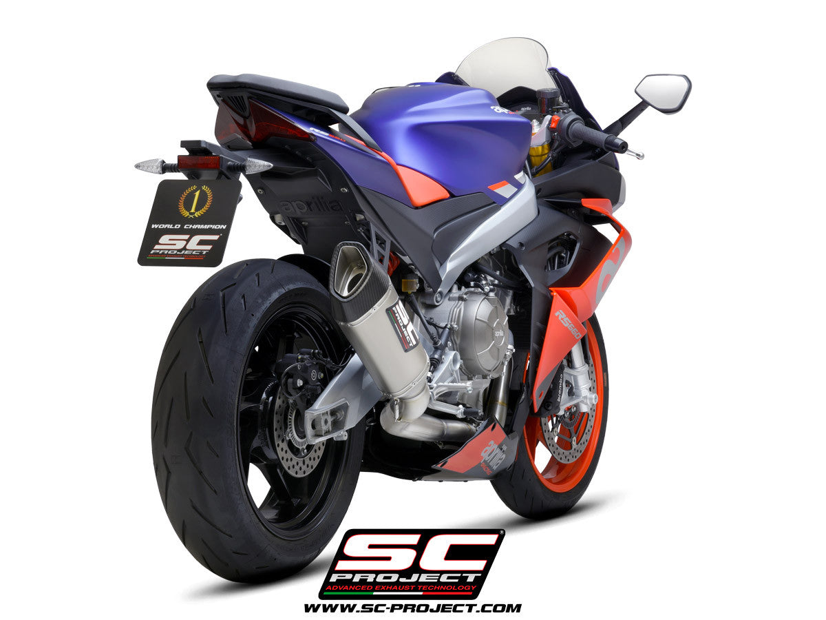 SC-Project Trofeo Titan sistema completo 2-1 SC1-R Aprilia RS 660 (20-24) A23A-PTC90 