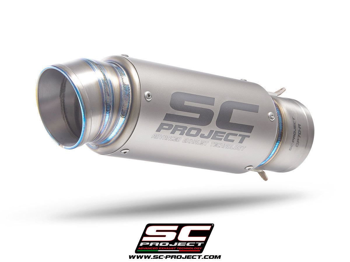 SC-Project Slip-On GP70-R + tubo de reemplazo de catalizador Yamaha YZF-R1/M RN32 (15-16) Y11A-DET70 