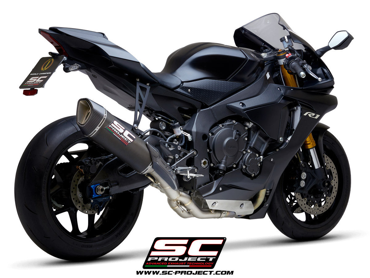 SC-Project Slip-On SC1-R + tubo de reemplazo KAT Yamaha YZF-R1/M RN32 (15-16) 