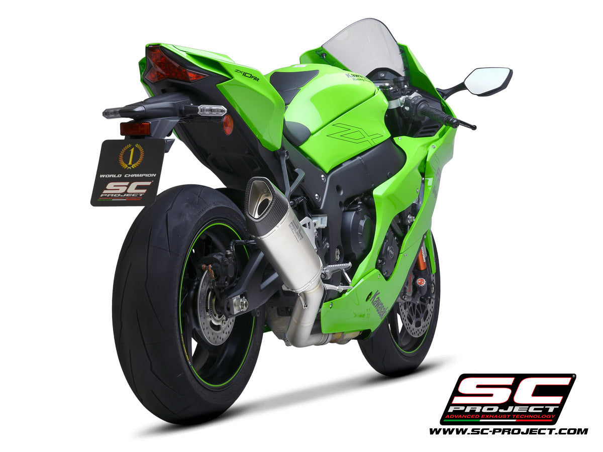 SC-Project Slip-On SC1-R + tubo de reemplazo KAT para Kawasaki ZX-10 R/RR (21-25) K38A-DET91C 