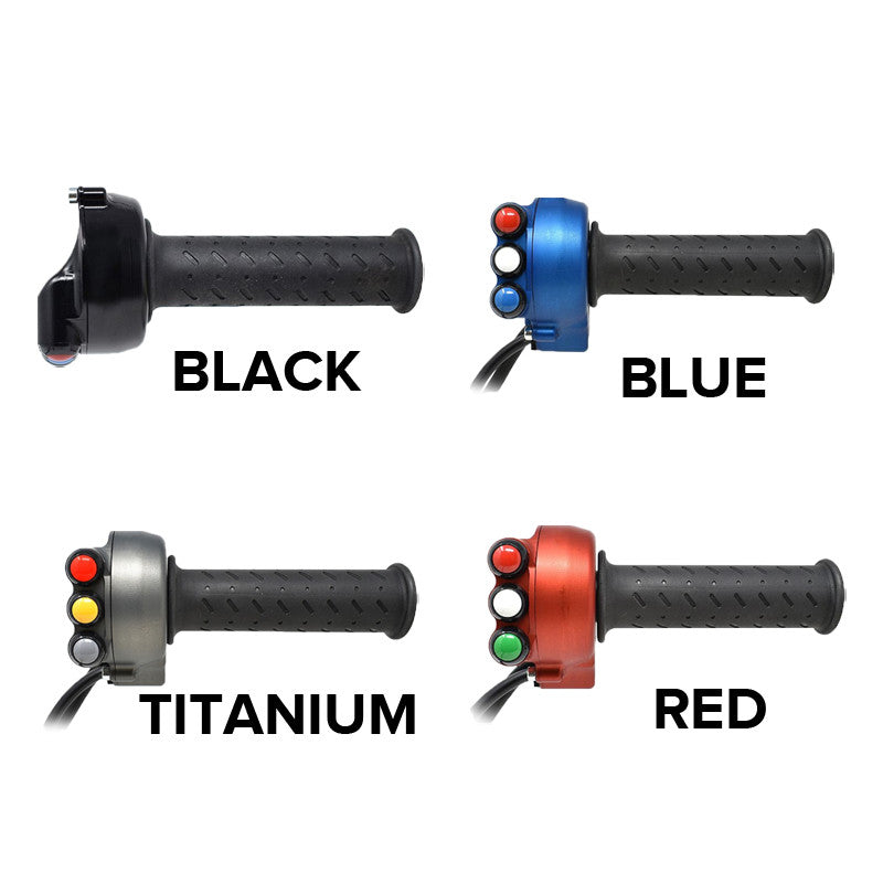 Cuerpo del acelerador con interruptor de manillar integrado JetPrime Aprilia RSV4/1100 Factory/RF/RR (17-20) JP ACC 009 