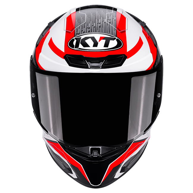 KYT TT-Revo Casco Speeding Blanco / Rojo Y6TR0051 
