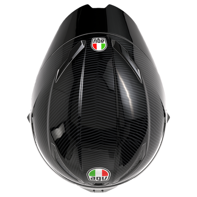 AGV Pista GP RR S Mono Carbon Glossy Integral-Rennhelm, Draufsicht