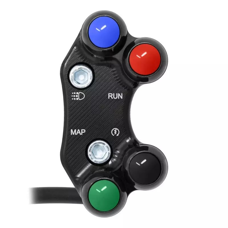 Interruptor de manillar derecho JetPrime Aprilia RSV4/RR/1100 Factory (21-25) JP PLD 660 