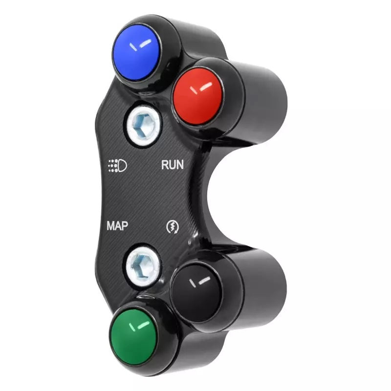 Interruptor de manillar derecho JetPrime Aprilia RSV4/RR/1100 Factory (21-26) JP PLD 660 