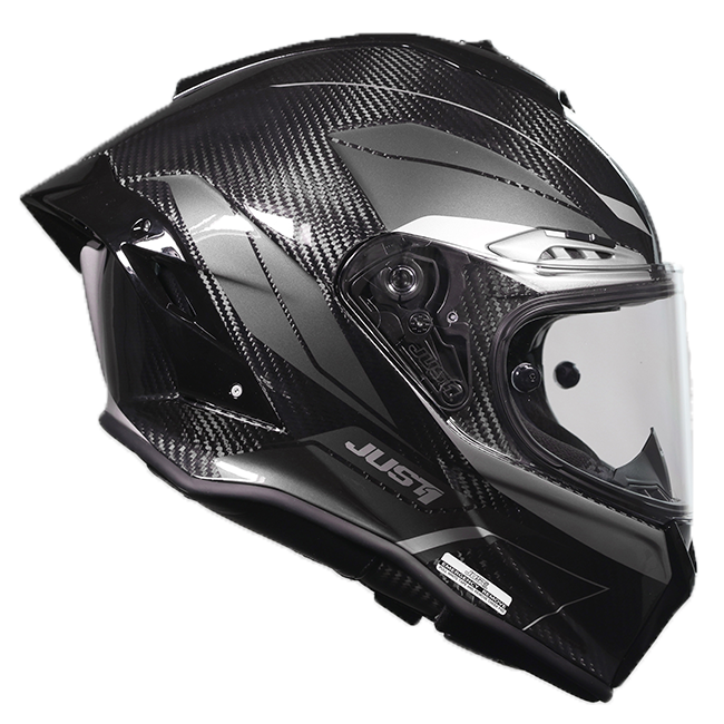 Just1 J-PGR Casco Impulso Plata / Carbono Brillante 6031110932016 