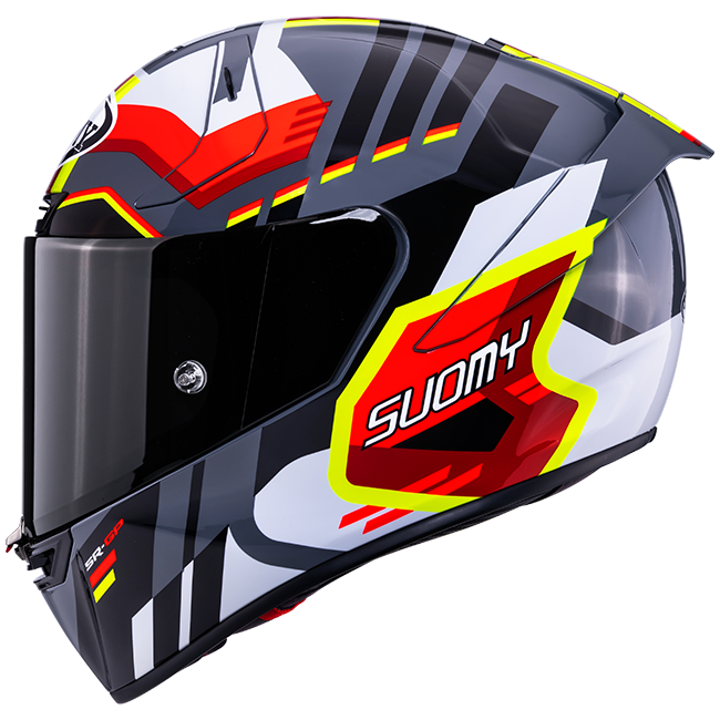 Suomy SR-GP Evo Casco Infrarrojo Blanco/Negro/Rojo K6S20024 
