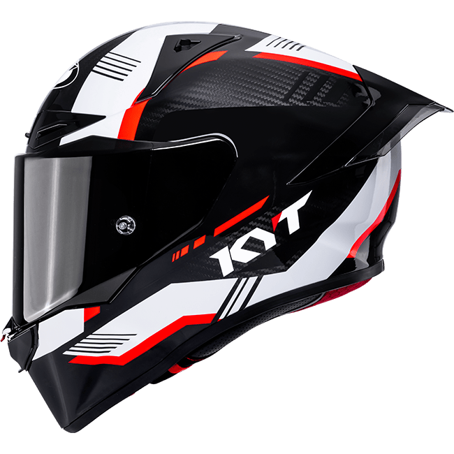 KYT R1R Casco de Carreras Carbono Zona Roja Y6R10007 