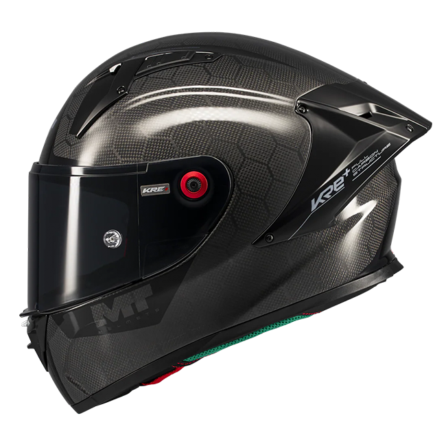 MT-Helmets KRE+ S Casco de Carbono Puro Brillante A1 Glow Completo 