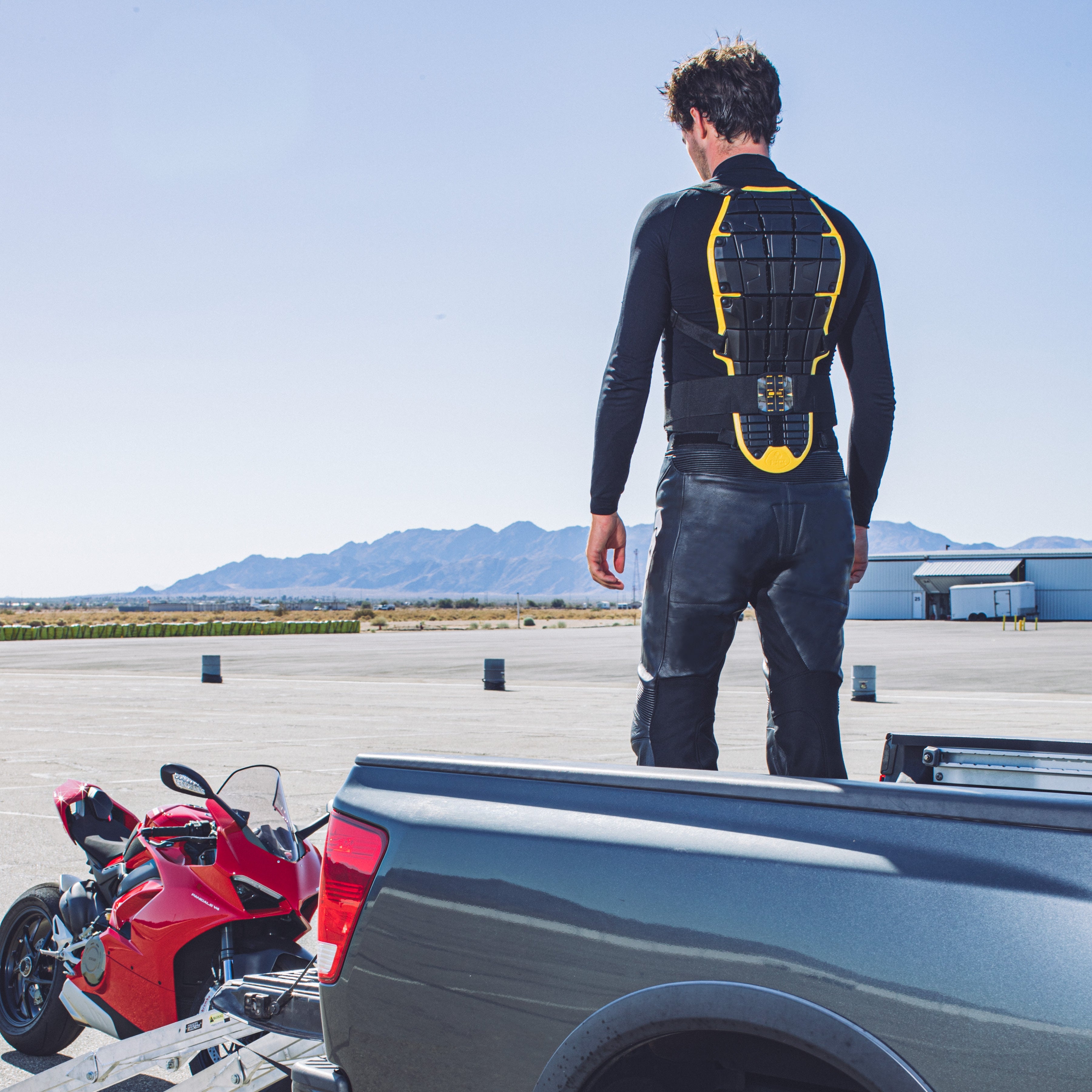 Spidi Back Warrior Evo protector de espalda | Hombre | Negro/Amarillo 