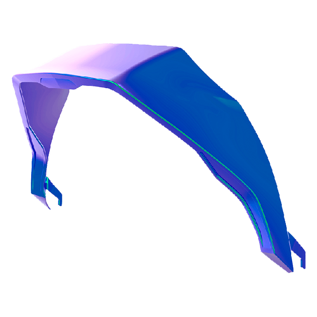 Nexx X.R3R Spoiler Azul 