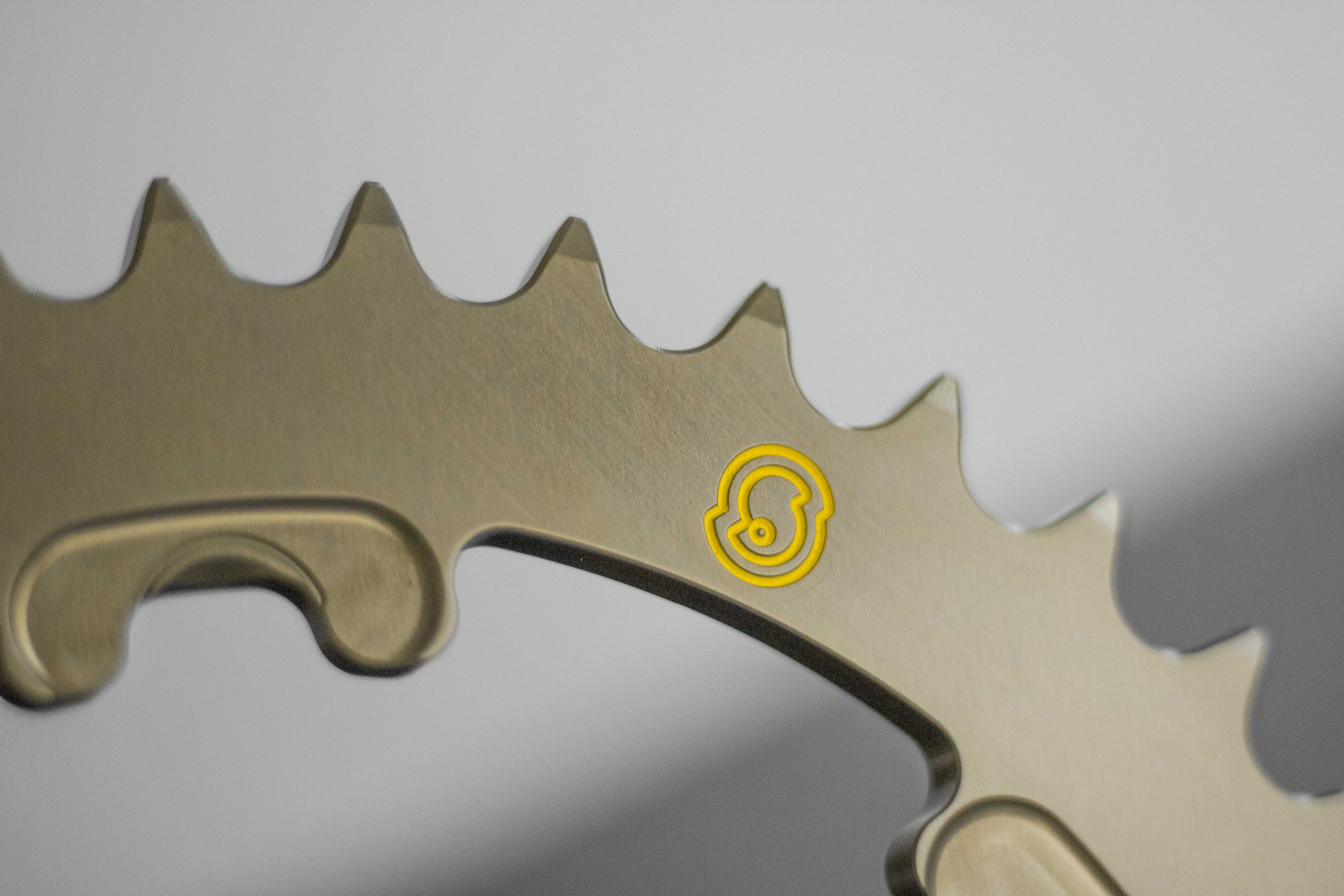 Sitta Aluminio Piñón de Cadena 266D Quick Fit Hub Trasero – 37-46 Dientes, Paso 520/525 