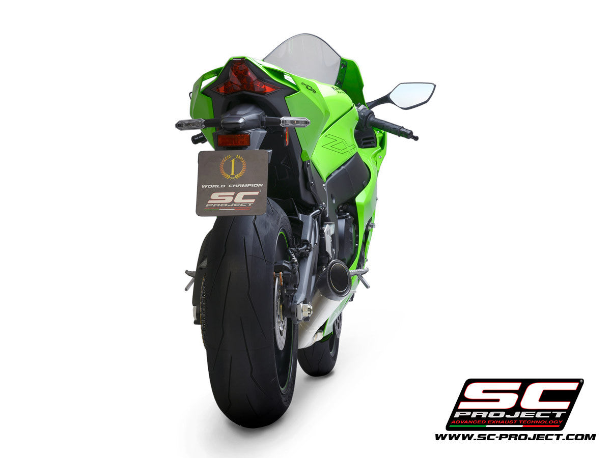 SC-Project Slip-On S1 + tubo de recambio KAT para Kawasaki ZX-10 R/RR (21-26) K38A-DET41T 