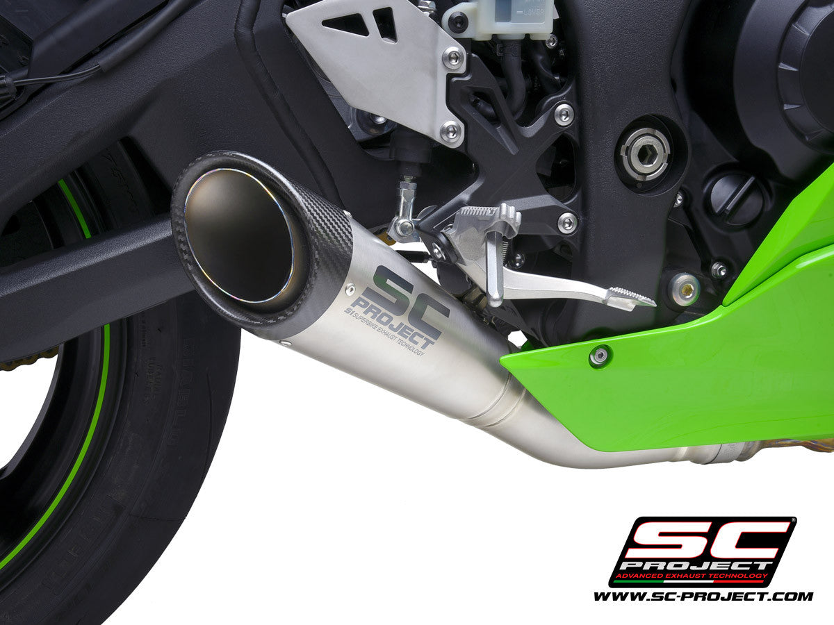 SC-Project Slip-On S1 + tubo de recambio KAT para Kawasaki ZX-10 R/RR (21-26) K38A-DET41T 