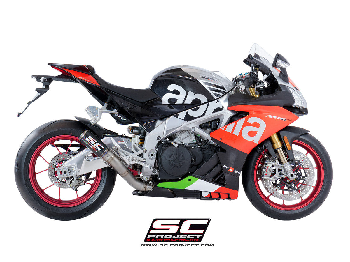 SC-Project Slip-On CR-T HIGH Aprilia RSV4/RR/RF (18-20) A18A-T90 