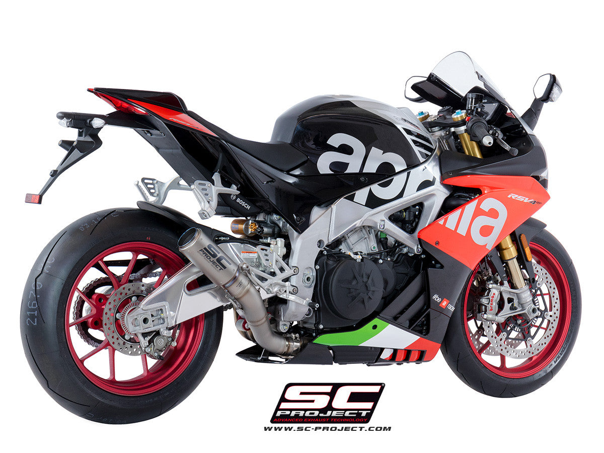 SC-Project Slip-On CR-T HIGH Aprilia RSV4/RR/RF (18-20) A18A-T90 
