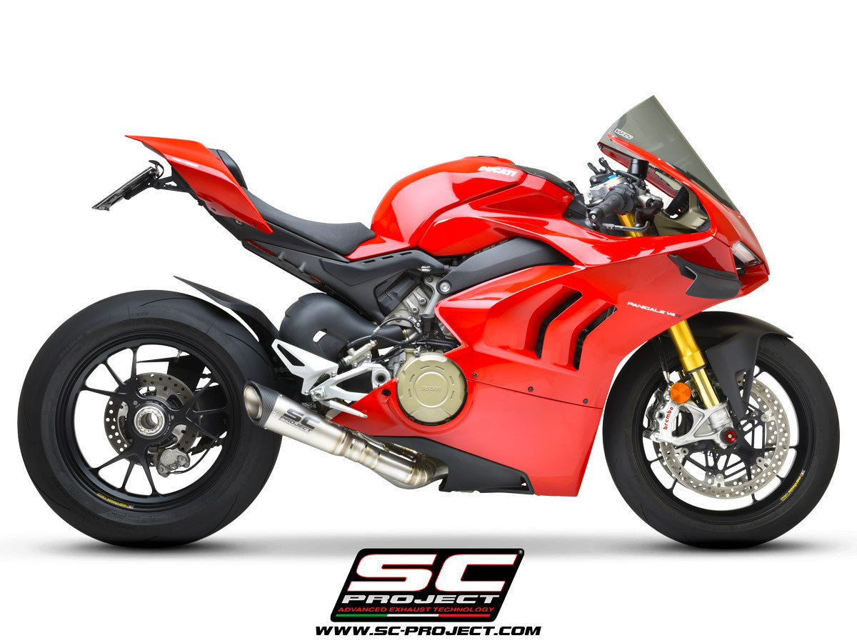 Sistema de escape SC-Project semi-completo S1 Ducati Panigale V4/S (2021) D26C-LT41T 