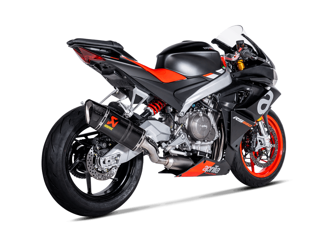 Sistema de escape completo Akrapovic Racing (Carbono) Aprilia RS 660 (20-25) S-A6R3-APLC 