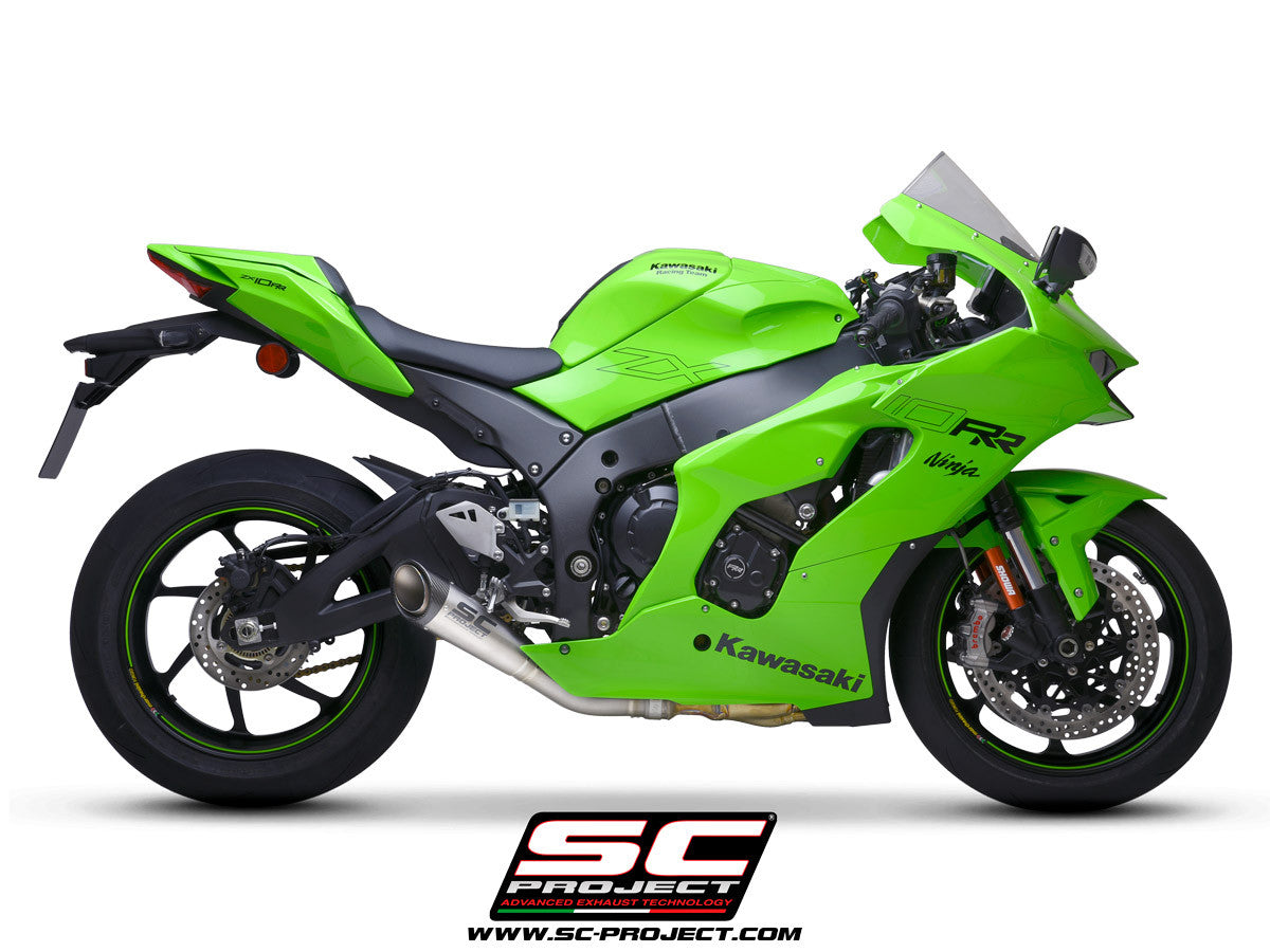 SC-Project Slip-On S1 + tubo de reemplazo KAT Kawasaki ZX-10 R/RR (21-25) K38A-DET41T 