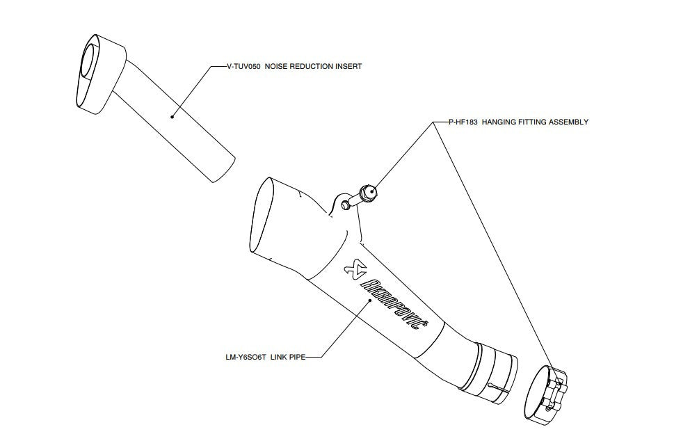 Akrapovic Slip-On Line (Titanio) Yamaha YZF-R6 (08-25) SM-Y6SO6T 