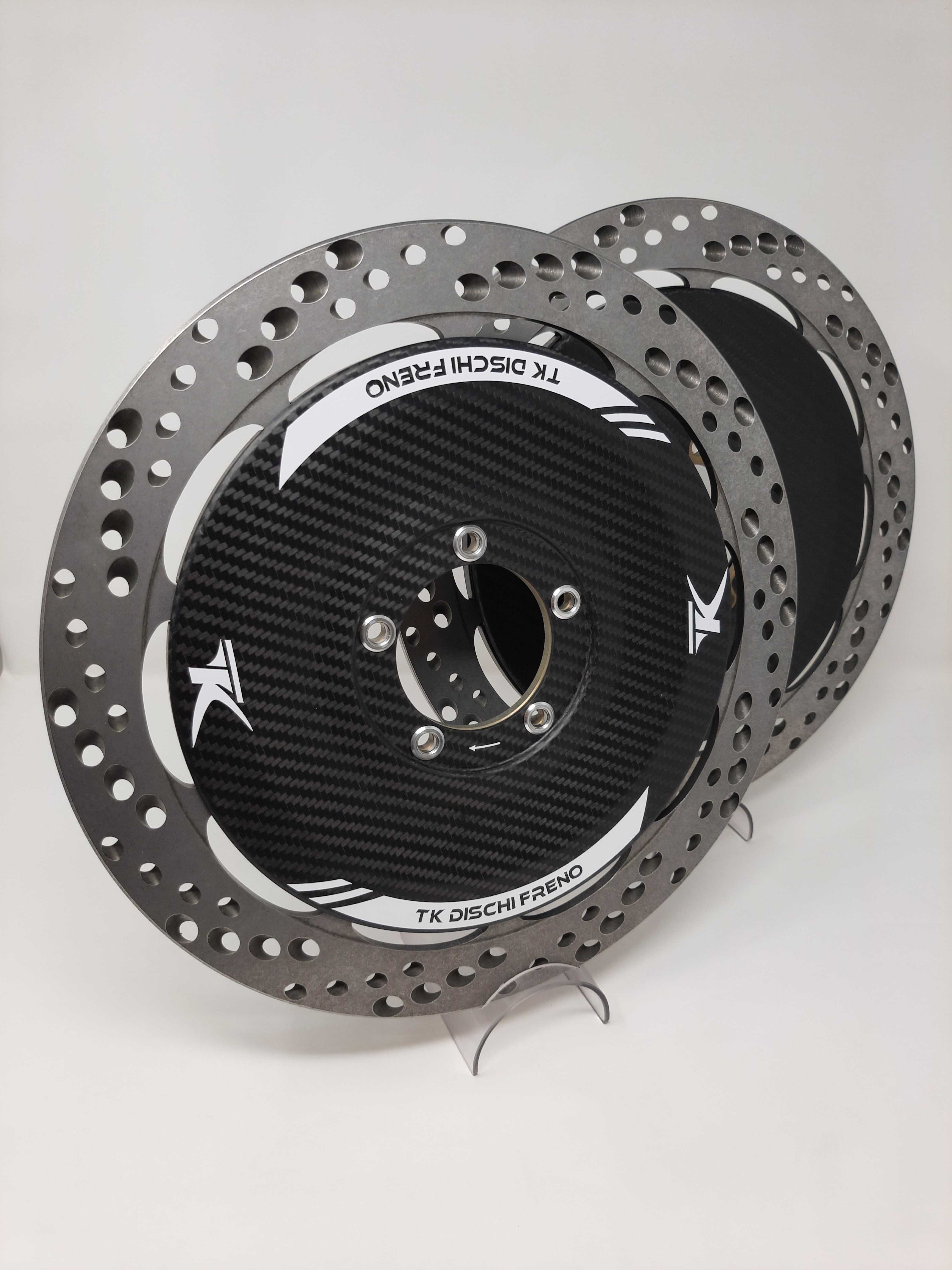 TK Discos de freno de carbono cubiertas de discos de freno Ducati Panigale V4/S (2025) 