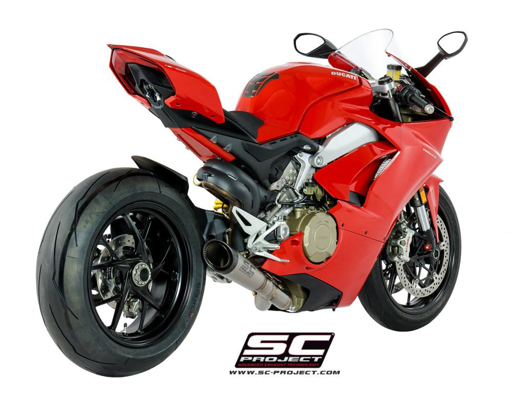 SC-Project Sistema de escape semi-completo S1 Ducati Panigale V4/S (18-20) D26A-LT41T 