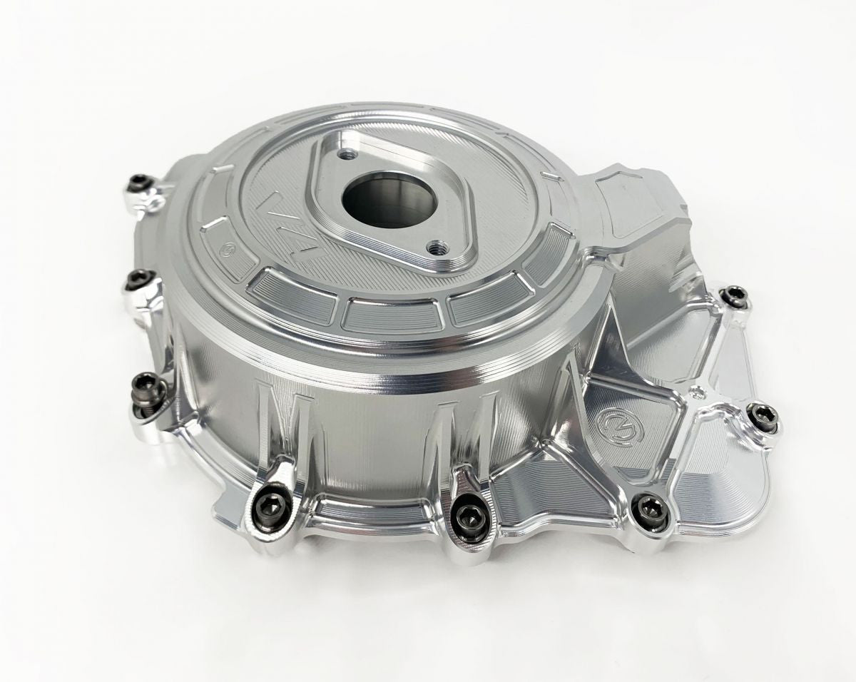 Carcasa de motor de aluminio izquierda con tornillos de titanio Motocorse Ducati Panigale V4/S/R (18-24) 